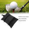 OUKENS Golf Tee Pouch with Clip, Golf Ball Bag Organizer, Waterproof Multi Pocket Golf Accessory Pouch for Tees Balls Valuables, Portable Zippered Golf Gear Storage Bag, Detachable Clip-On Hand Bag view 3