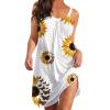 Beach Dresses for Women Spring Striped Print Cute Dress Cover Up Sundress Sleeveless Casual Boho Dress American Flag Patriotic Cute Dress Sundress Sleeveless Casual Boho Tank Dress view 1