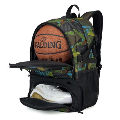 GRANDUP Basketball backpack with ball and shoes compartment Fit Volleyball, soccer, Swim, Gym, Travel, large capacity sports training equipment bags