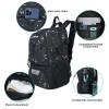 GRANDUP Basketball backpack with ball and shoes compartment Fit Volleyball, soccer, Swim, Gym, Travel, large capacity sports training equipment bags view 2