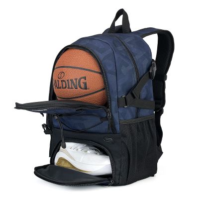 GRANDUP Basketball backpack with ball and shoes compartment Fit Volleyball, soccer, Swim, Gym, Travel, large capacity sports training equipment bags