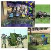 Camouflage Netting for Garden,Shade Net,Military Reinforced Camo Netting 2m 3m 4m 5m 6m 7m 8m 9m 10m,Army,Camping,Hunting,Decorative,Sunscreen Camouflage Net,Car Cover,Jungle-10x10m(32.8*32.8ft) view 4