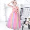 Girls Dress Multicolor Rainbow Floral Bloom Party Wedding Pageant Size 8 view 2