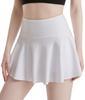 Dressnu Sports Skirt Pants Dance Tennis Skirt Women's Fitness Pants Running Red S view 3