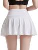 Dressnu Sports Skirt Pants Dance Tennis Skirt Women's Fitness Pants Running Red S view 4