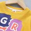Kids & Toddler Sweatshirt Long Sleeve Cotton Pullover Sweatshirt Tops Sport Tops for Kids (Yellow, 4-5 Years) view 4