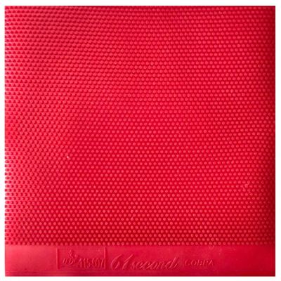 61second Cobra Long pimples Out Pingpong Rubber Table Tennis Rubber with Sponge (Black 1.0mm)