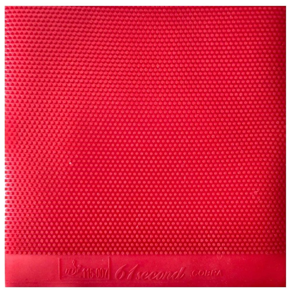 61second Cobra Long pimples Out Pingpong Rubber Table Tennis Rubber with Sponge (Black 1.0mm)