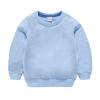 Baby Toddler Boy's Sweatshirt Long Sleeve Loose Warm Cotton Pullover Tops Sport Tops for Kids (Light blue, 2-3 Years) view 1