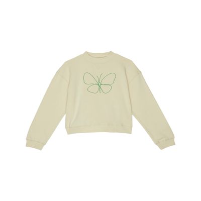 CHASER Girl's Butterfly Pullover (Little Kids/Big Kids) Macaroon 14 Big Kid