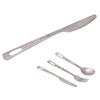 Titanium Spork (spoon Fork) with Bottle Opener, Camping Utensils Fork Knife Spoon Metal Silverware Utensils for Hiking and Picnic(#1) view 1