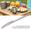Titanium Spork (spoon Fork) with Bottle Opener, Camping Utensils Fork Knife Spoon Metal Silverware Utensils for Hiking and Picnic(#1) view 4