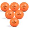 Cyfie Heavy Weighted Baseball/Softball for Hitting, Heavy Balls for Hitting, Batting Training, Pitching Practice and Throwing, plyo balls, plyo baseball, softball pitching training aids 6-Pack-Orange view 1