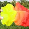 AEIOFU Dance Fan Silk Bamboo Belly Dancing Long Fans Party Stage Performance Folding Fan 1.5m Dancing Long Fan Performance Fans Silk Bamboo Long Fans. view 2
