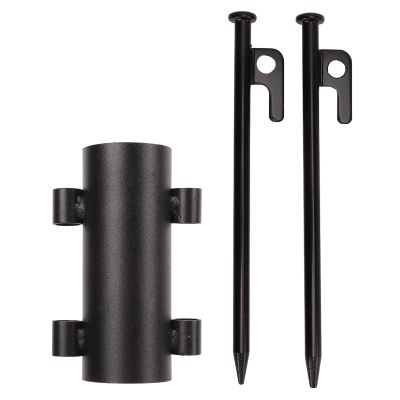 Heavy Duty Tent Stakes, Multiuse Metal Tent Stakes Lightweight, Portable Tent Pegs with Rod Holder,Outdoor Camping Pegs for Tent Tarp Canopy