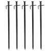 Tyenaza 5Pcs Tent Stakes, Multiuse Heavy Duty Steel Tent Stakes,Outdoor Camping Windproof Professional Ground Stakes for Outdoor Camping Canopy and tarp(30cm) view 1