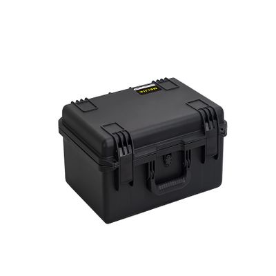 MEIJIA Portable Premium Waterproof Hard Compact Compact Case with customizable fit foam,Lightweight and Strong Design,21.2"x16.0"x8.3",Elegant Black