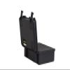MEIJIA Portable Premium Waterproof Hard Compact Compact Case with customizable fit foam,Lightweight and Strong Design,21.2"x16.0"x8.3",Elegant Black view 2