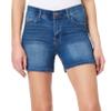 Angels Forever Young Women's 360 Sculpt Mid Thigh 5" Denim Shorts, Pacific, 14 view 1