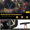 Goplus Portable Basketball Hoop Outdoor Indoor, 4.25-10FT 12-Level Adjustable Basketball Goal w/ 44 Shatterproof Backboard, Fillable Base, Basketball Stand System for Youth Adults view 4