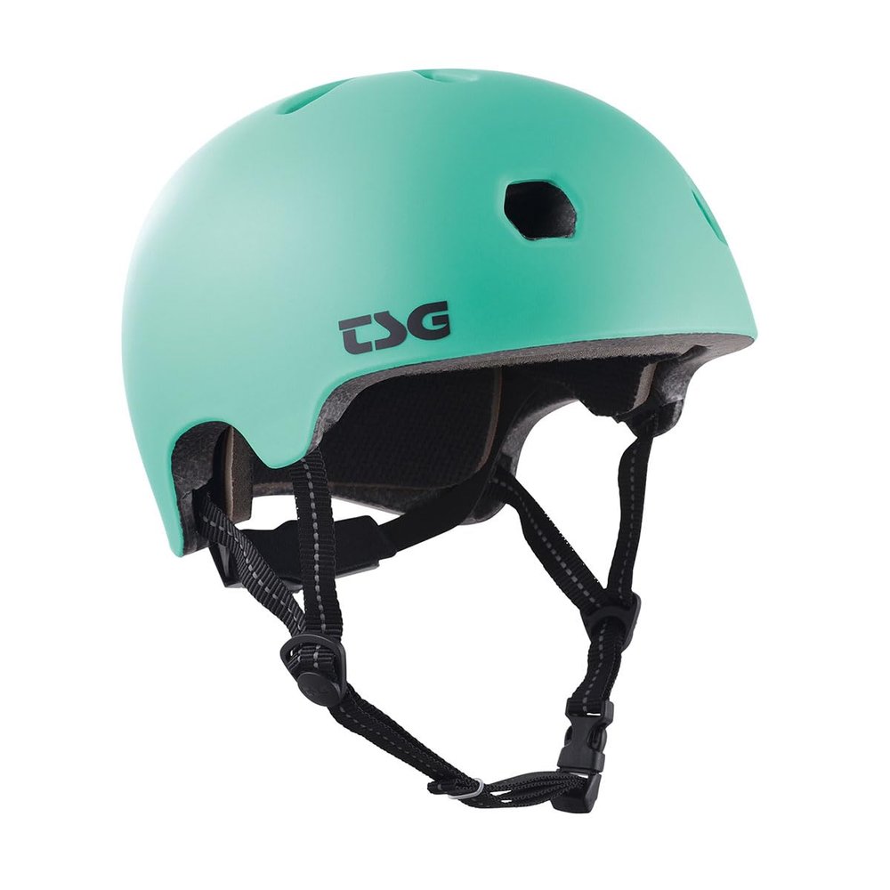 TSG Meta Skate & Bike Helmet w/Dial Fit System | for Cycling, BMX, Skateboarding, Rollerblading, Roller Derby, E-Boarding, E-Skating, Longboarding, Satin Golf Green, L/XL