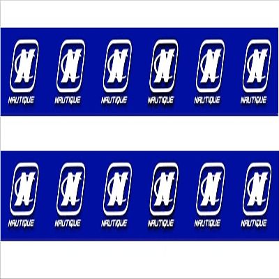 4FT 2 TRANSOM Boating Strap Blue W/NAUTIQUE Logo