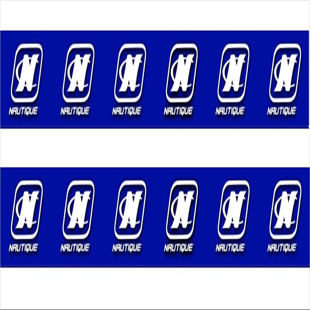 4FT 2 TRANSOM Boating Strap Blue W/NAUTIQUE Logo