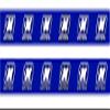 4FT 2 TRANSOM Boating Strap Blue W/NAUTIQUE Logo view 1