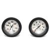 Teleflex Boat Gauge Set 69921 | 69922 Black Silver 3 1/4 Inch view 1