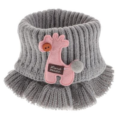 Toddmomy Winter Kids Scarves Boys/girls Neck Warmer Cartoon Style Knitted Scarf for Toddlers