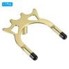 PATIKIL Billiard Bridge Head, High Fork Pool Cue Stick Bridge Screw-On Metal Billiard Accessories with Rubber Sleeves for Pool Table, Gold Tone view 3