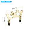 PATIKIL Billiard Bridge Head, Low Fork Pool Cue Stick Bridge Screw-On Metal Billiard Accessories with Rubber Sleeves for Pool Table, Gold Tone view 2