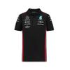 Mercedes AMG Petronas Formula One Team - Kids 2023 Team Polo - Black - Size: XXXS (1/2 Years) view 1
