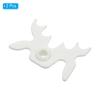 PATIKIL Billiard Bridge Head, 2 Pack Plastic Pool Billiard Cue Stick Bridge Plug-in Multifunction Billiard Accessories for Pool Table, White view 3