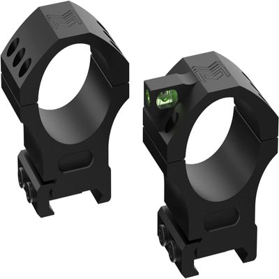 Monstrum Next Level Scope Rings with Integrated Level Bubble and Anti-Recoil Lugs | 34 mm Diameter | 1.20 Center Height