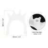 PATIKIL Billiard Bridge Head, Plastic Pool Cue Stick High Bridge Head Slide-in Replaceable Cue Accessories for Pool Table, White view 2