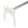 PATIKIL Billiard Bridge Head, Plastic Pool Cue Stick High Bridge Head Slide-in Replaceable Cue Accessories for Pool Table, White view 4