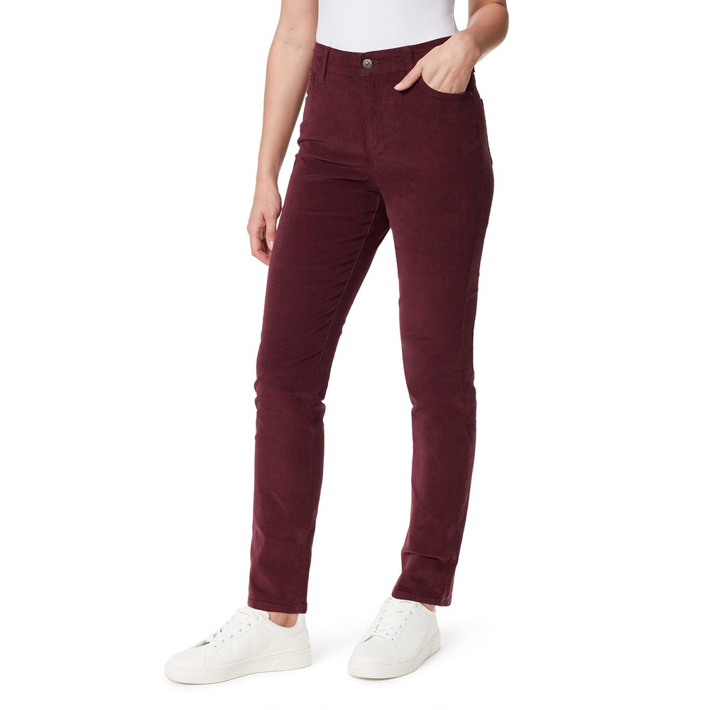 Gloria Vanderbilt Women's Amanda Corduroy Slim High Rise Pant
