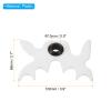 PATIKIL Billiard Bridge Head, 4 Pack Plastic Pool Billiard Cue Stick Bridge Plug-in Multifunction Billiard Accessories for Pool Table, White view 2