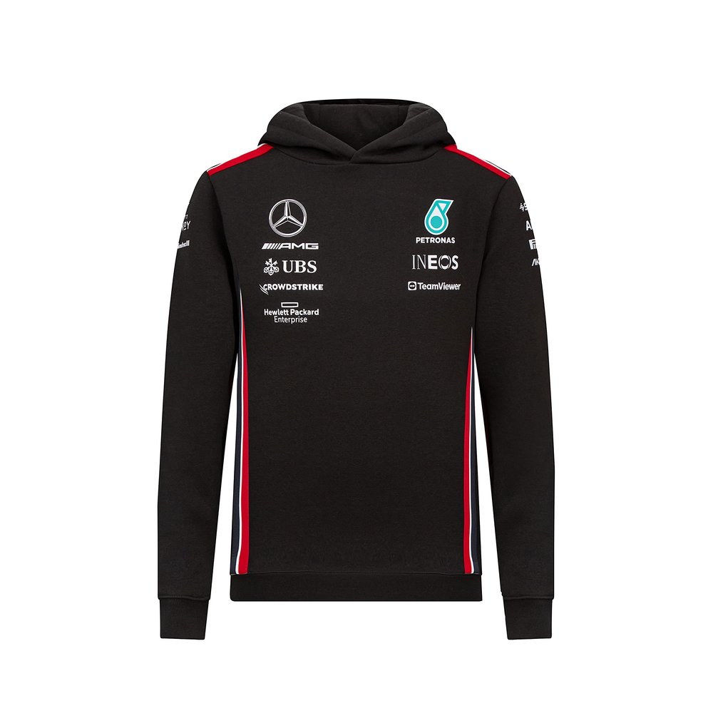 Mercedes AMG Petronas Formula One Team - Kids 2023 Team Hoodie - Black - Size: XXS (5/6 Years)