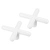 PATIKIL Billiard Bridge Head, 2 Pack Plastic Cross Pool Cue Stick Bridge Head Slide-in Replaceable Cue Accessories for Pool Table, White view 1