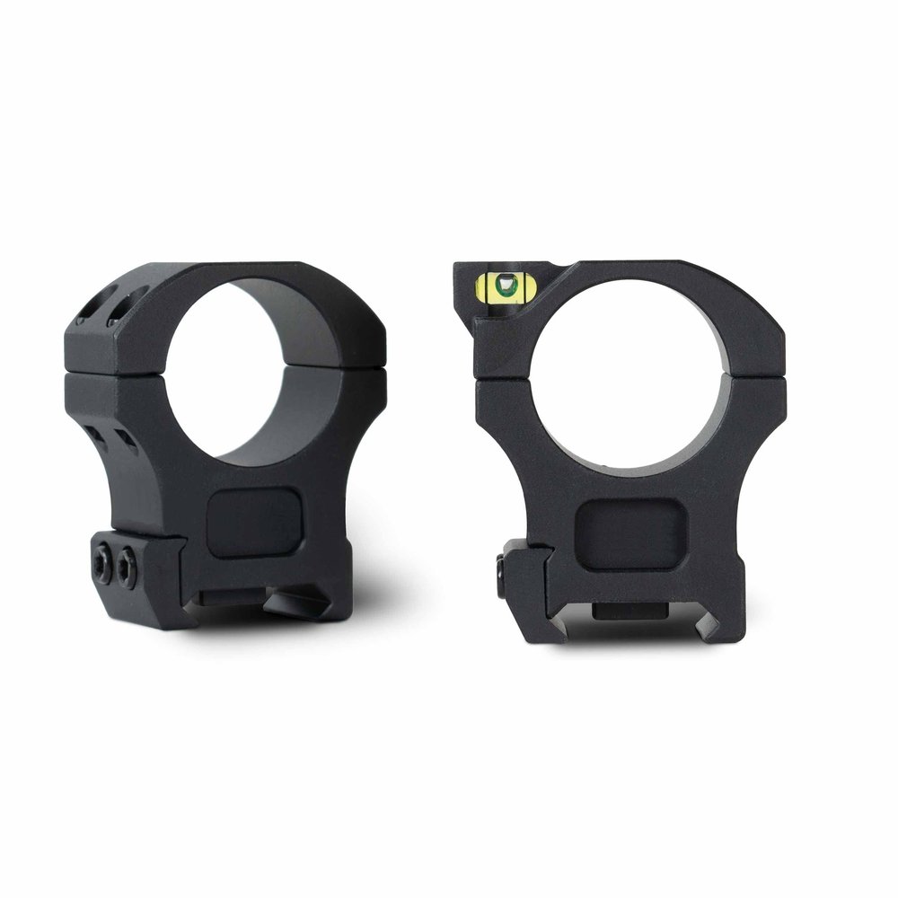 Monstrum Next Level Scope Rings with Integrated Level Bubble and Anti-Recoil Lugs | 1 inch Diameter | 1.35 Center Height