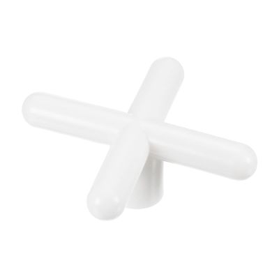 PATIKIL Billiard Bridge Head, Plastic Cross Pool Cue Stick Bridge Head Slide-in Replaceable Cue Accessories for Pool Table, White