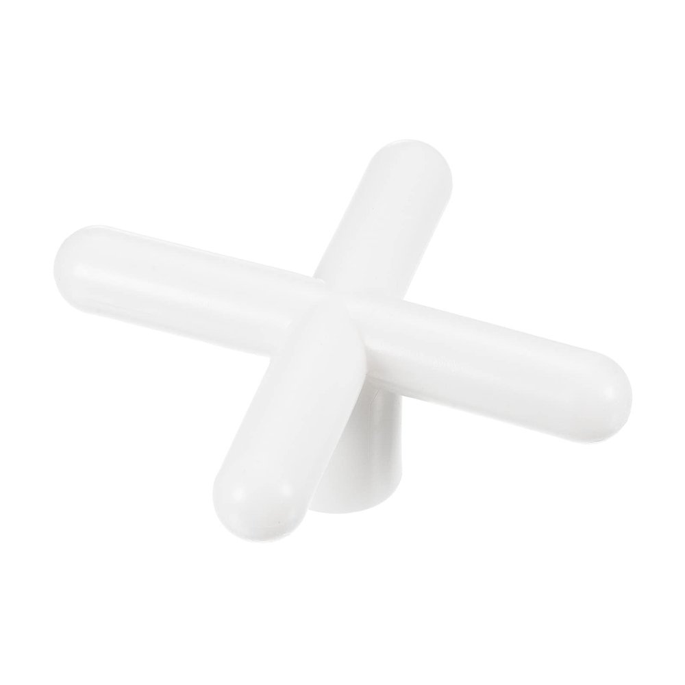 PATIKIL Billiard Bridge Head, Plastic Cross Pool Cue Stick Bridge Head Slide-in Replaceable Cue Accessories for Pool Table, White
