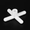 PATIKIL Billiard Bridge Head, Plastic Cross Pool Cue Stick Bridge Head Slide-in Replaceable Cue Accessories for Pool Table, White view 3