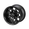 10" Matte Black Golf Cart Wheels and Tires Combo (20x10-10 Turf) Set of 4 view 3