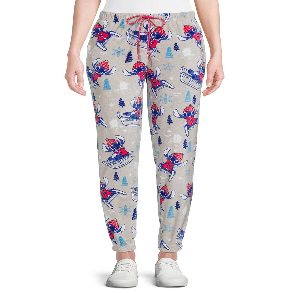 Lilo and Stitch Women's and Women's Plus Super Soft Sleep Jogger Pant - Extra Large (16-18)