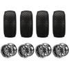 10" Casino Mirror Golf Cart Wheels and Tires Combo (20x10-10 Turf) Set of 4 view 2