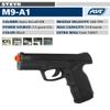 ASG Steyr M9-A1 6mm Airsoft CO2 Non-Blowback Pistol - 460 FPS - Full Polymer Design with Accessory Rail - Black view 4