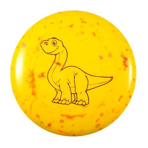 Brachiosaurus Easy-to-Throw Lightweight Disc Golf Mid-Range for Children by Dino Discs